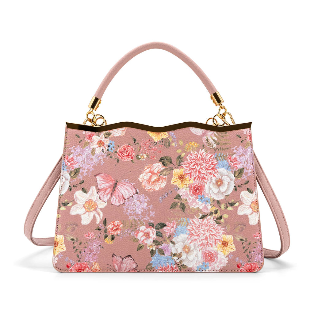 Amelie Floral Garden Bow Women's Crossbody Bag