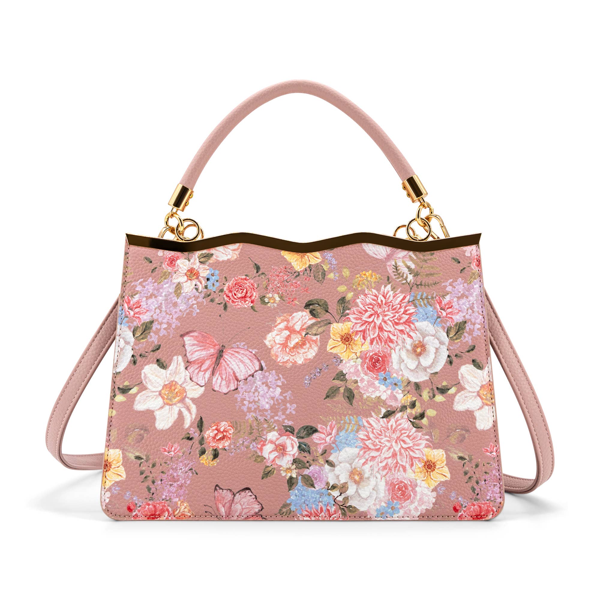 Amelie Floral Garden Bow Women's Crossbody Bag