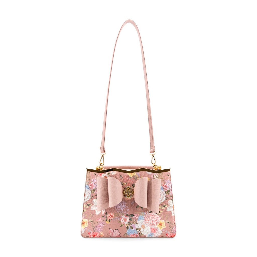 Amelie Floral Garden Bow Women's Crossbody Bag