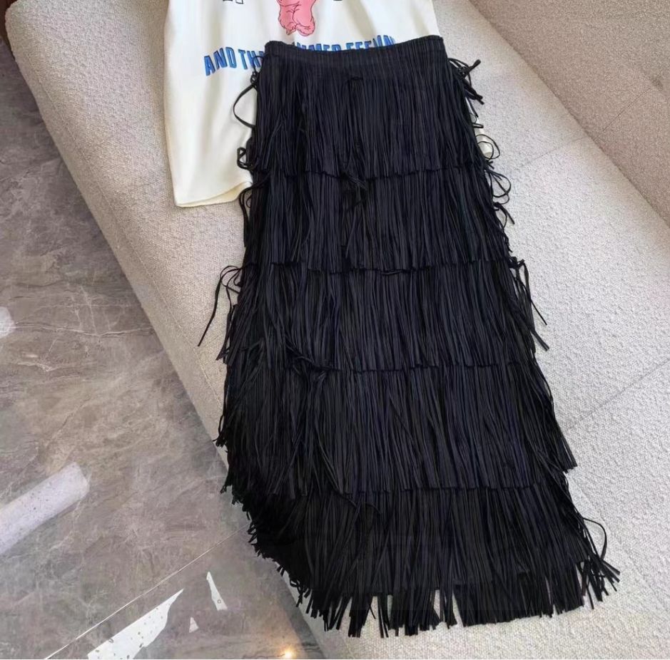 Layered Tiered Cake Skirt For Women Elegant Casual Maxi Skirt