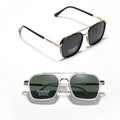 Square TR90 Metal Frame Polarized Sunglasses For Men and Women