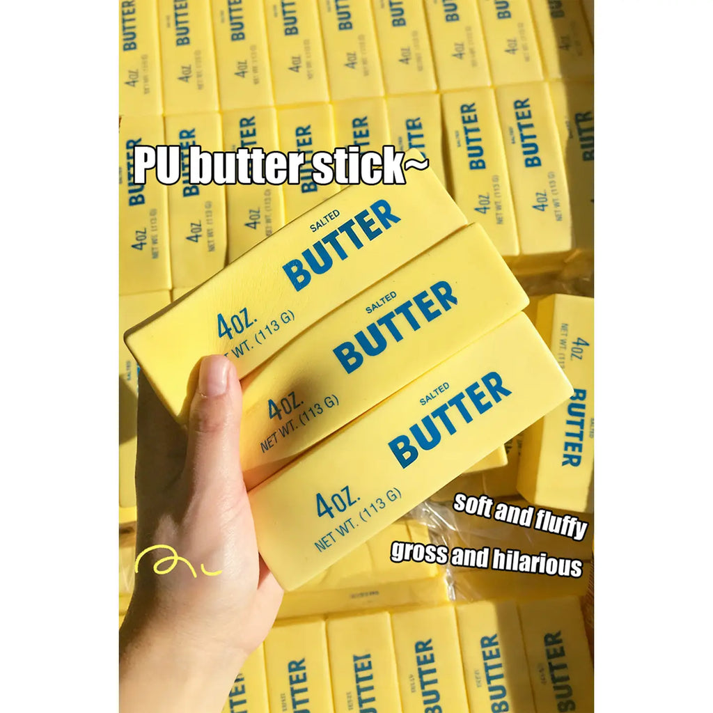 1PC Pu Butter Sticker Relieve Pressure Toy