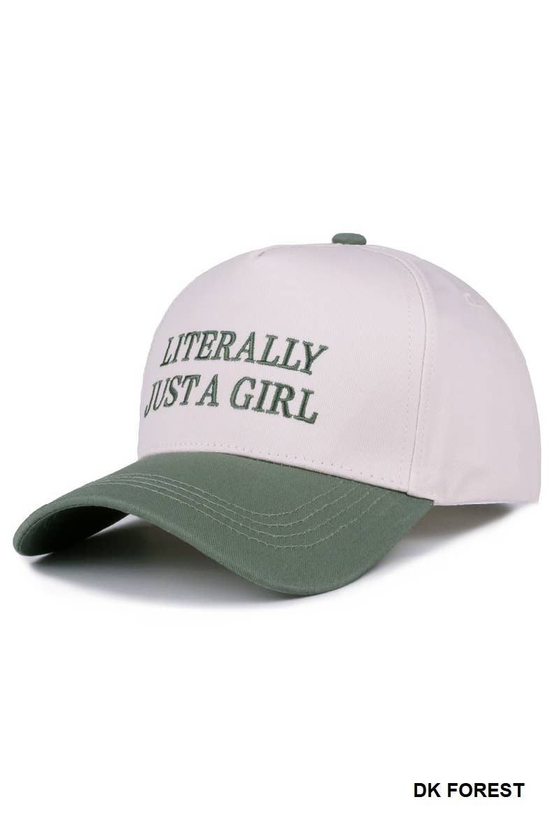 Two Tone Canvas Cotton Cap