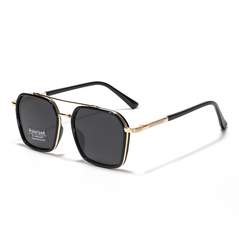 Square TR90 Metal Frame Polarized Sunglasses For Men and Women