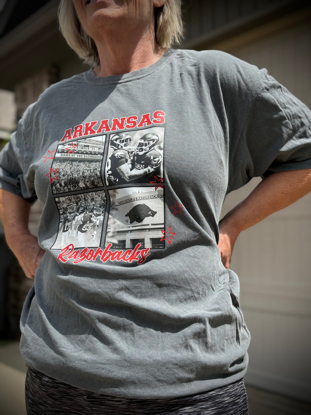 Ark Football Tee Comfort Color