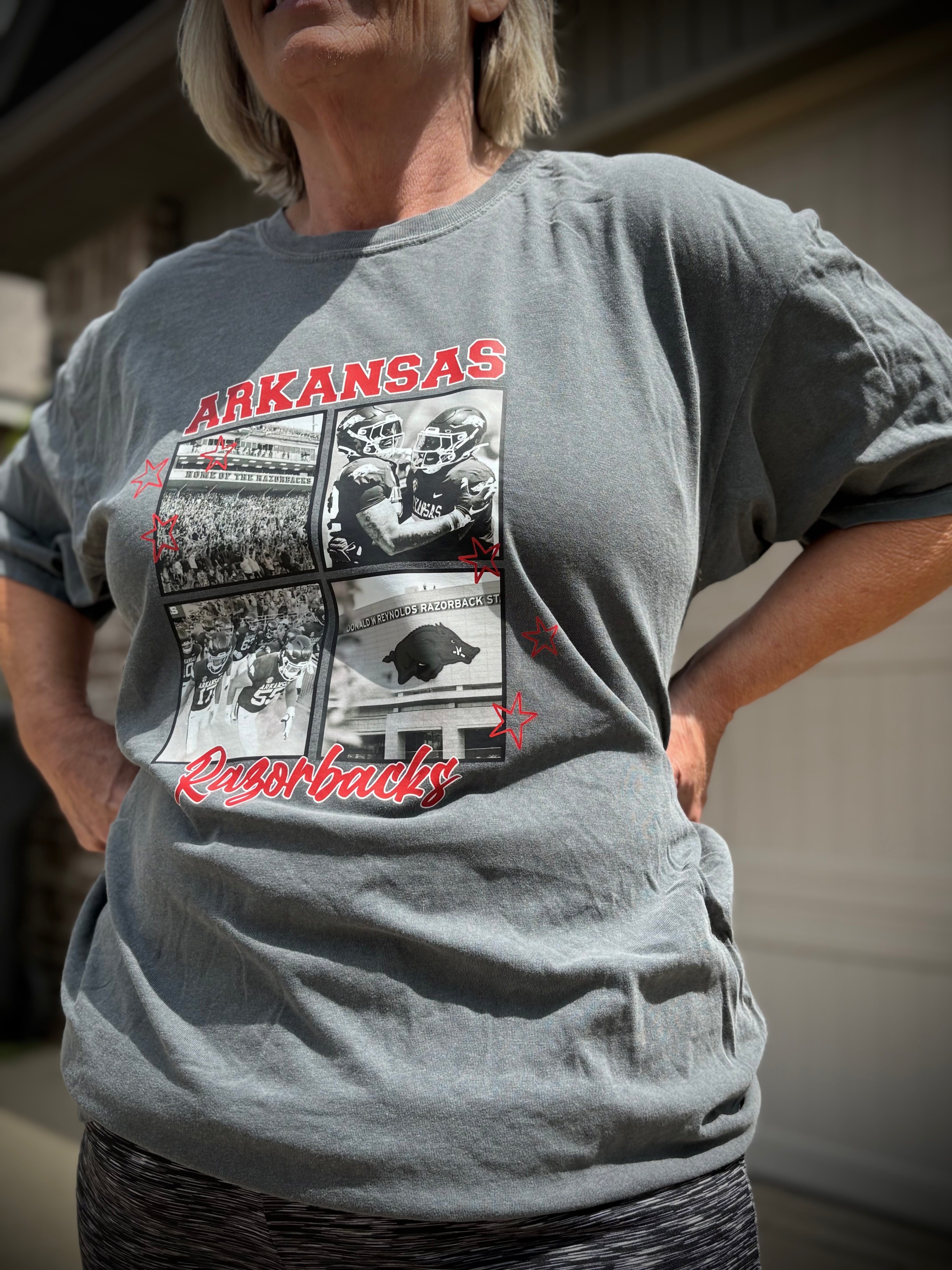 Ark Football Tee Comfort Color