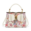 Amelie Floral Garden Bow Women's Crossbody Bag