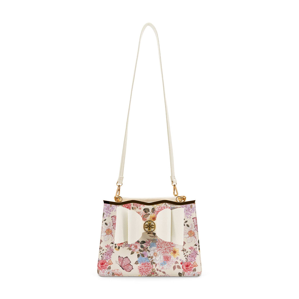 Amelie Floral Garden Bow Women's Crossbody Bag