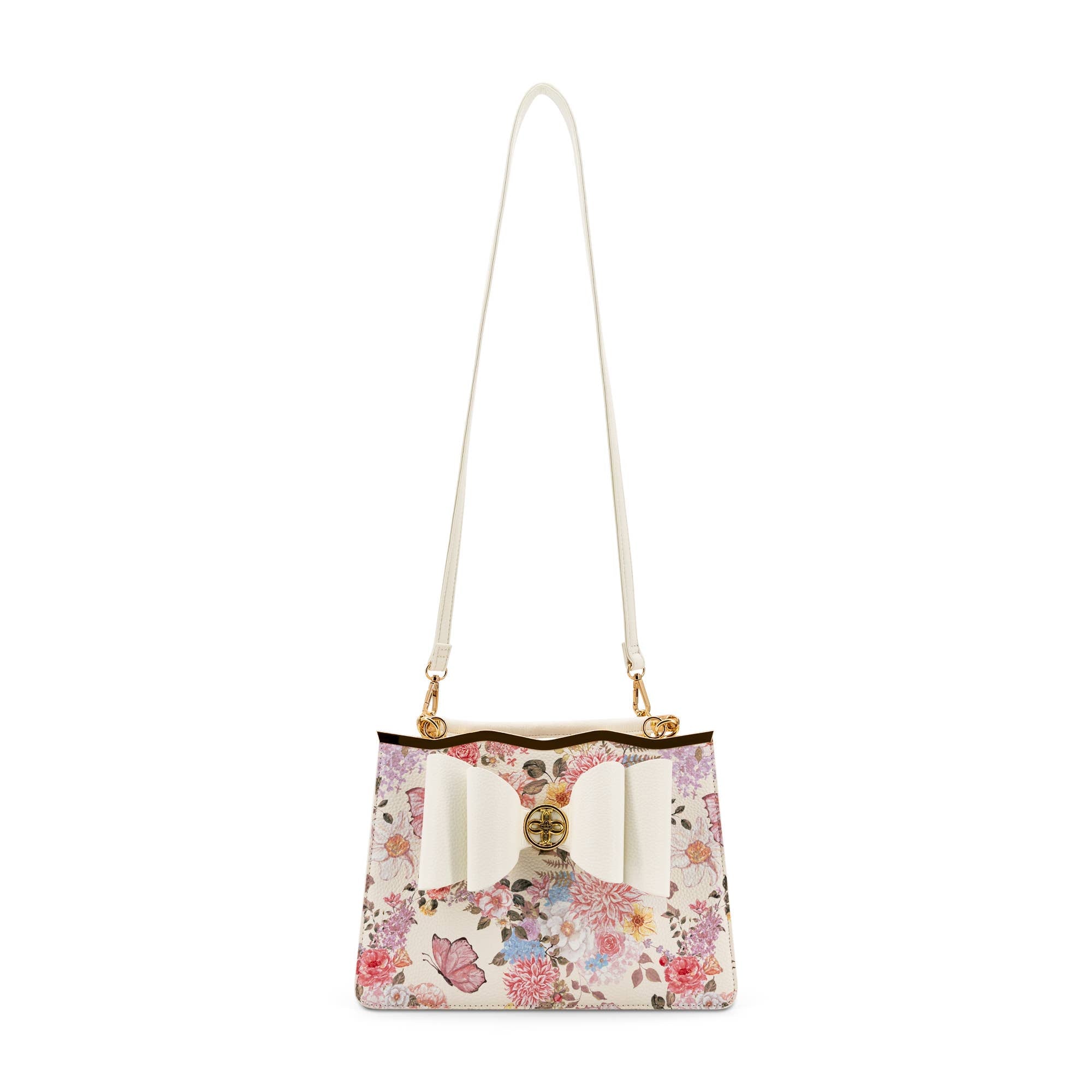 Amelie Floral Garden Bow Women's Crossbody Bag