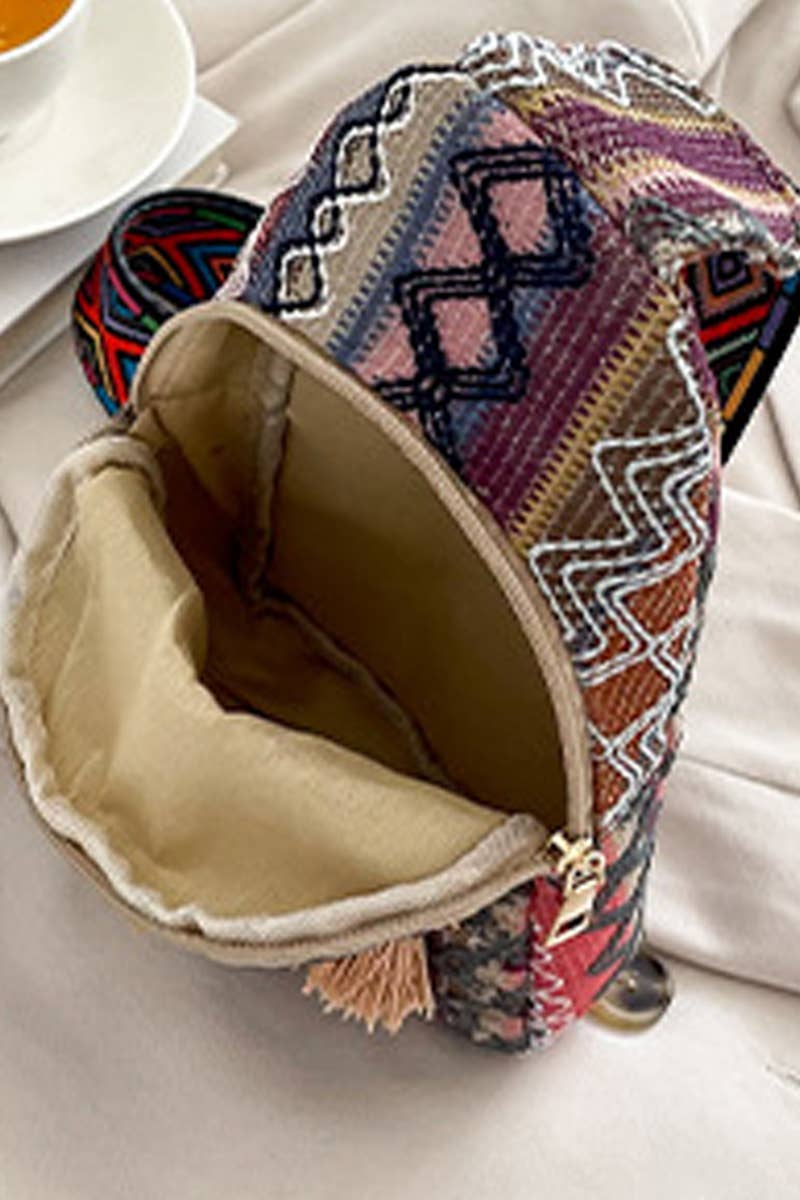 0416 Boho Ethic Crossbody Sling Bag SI-29734