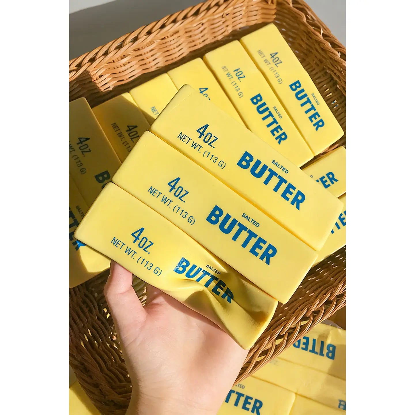 1PC Pu Butter Sticker Relieve Pressure Toy