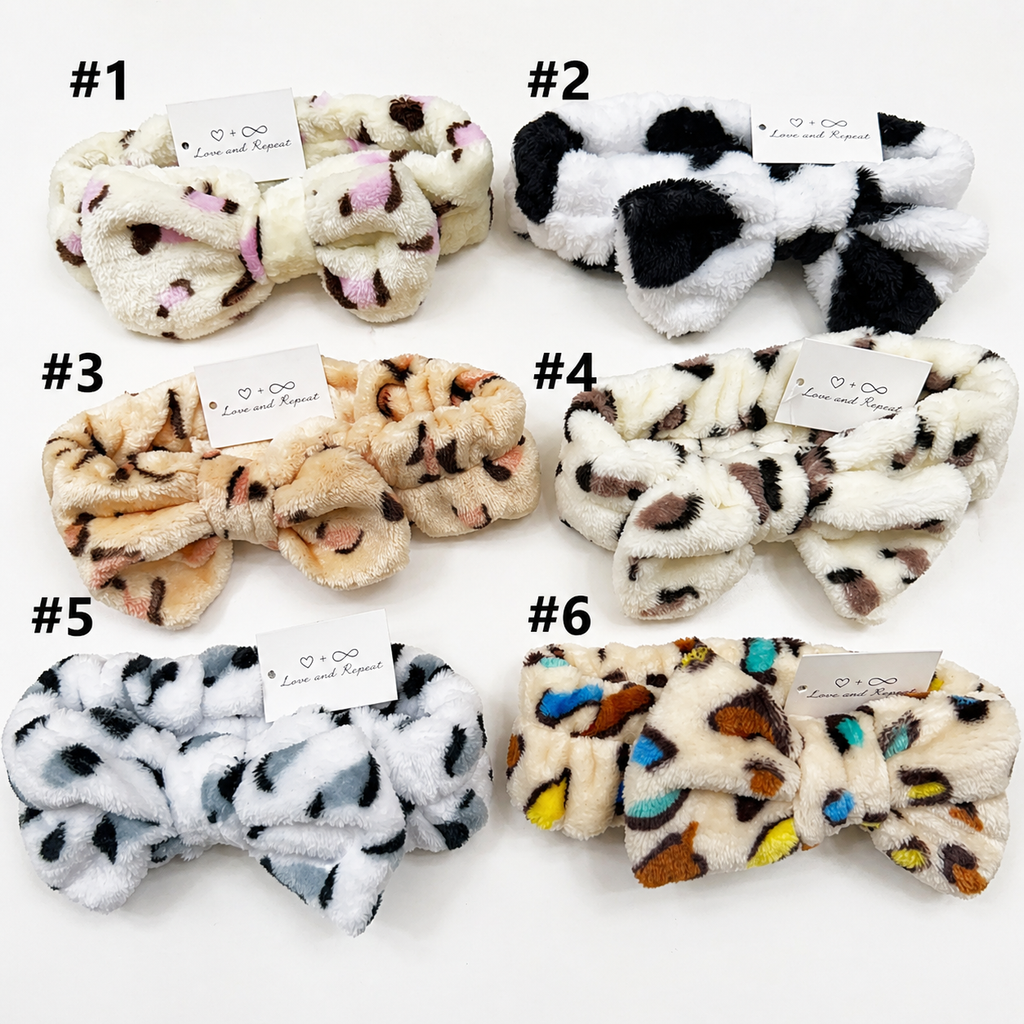 Leopard Print Shower Headwrap