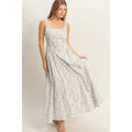 Floral Print Empire Waist Dress