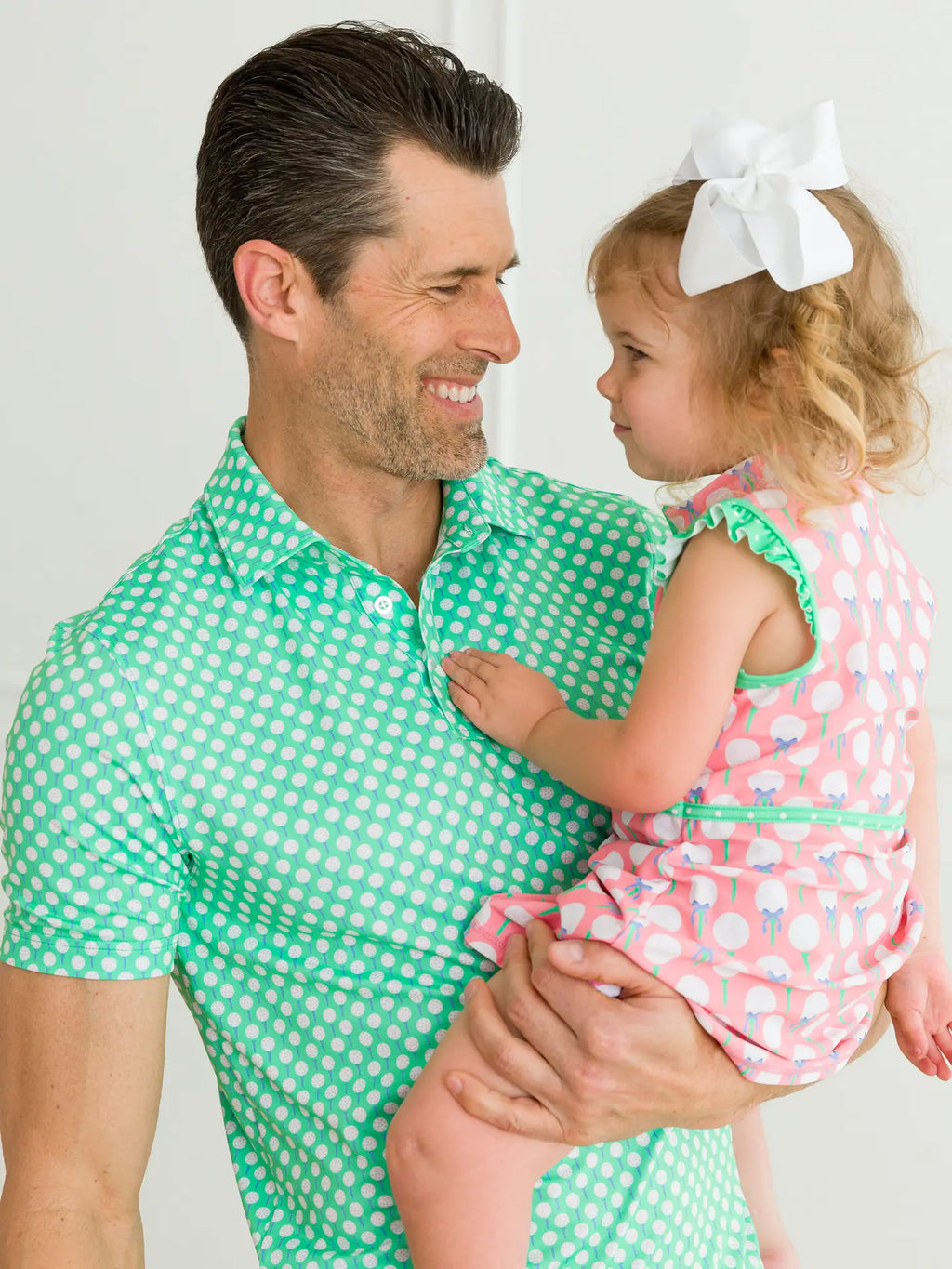 Men's Tiny Tee Time Golf Knit Short Sleeve Performance Polo
