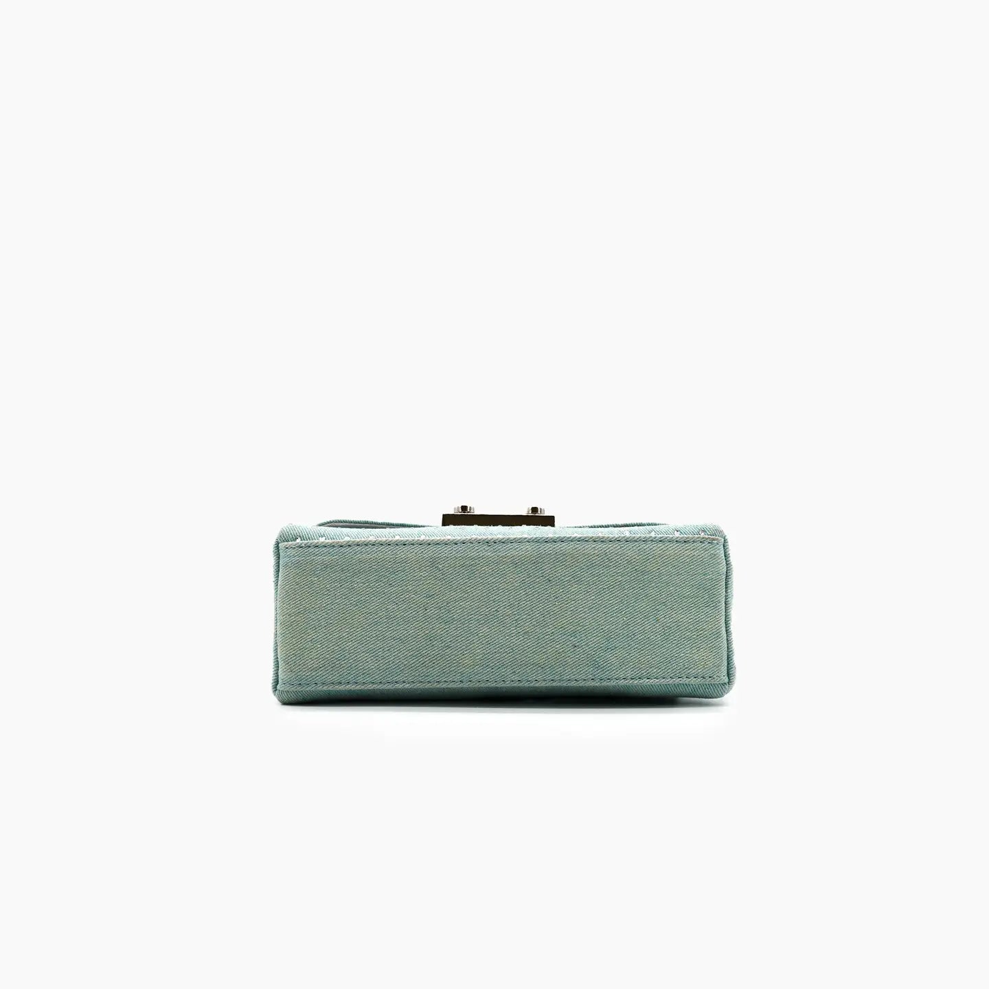 Trendy Denim Crossbody Bag Girls Clutch Purse with Chain