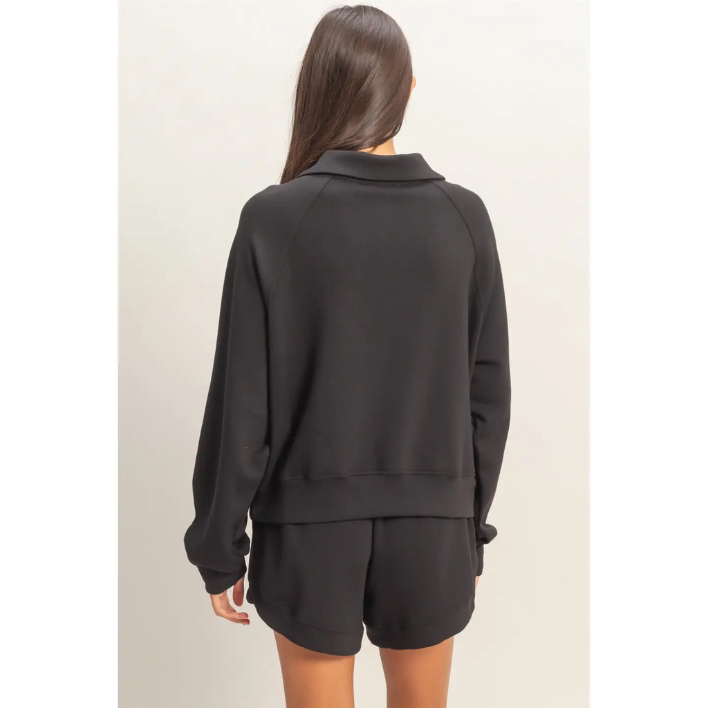 Half-Zip Collar Pullover